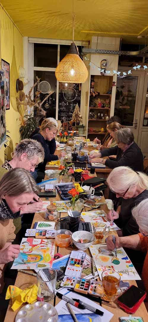Workshop Tekenen in het moment! Een winter vol kleine ontdekkingen en grote ontspanning🧡 - Afbeelding 3