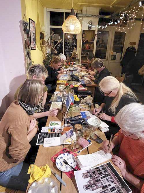 Workshop Tekenen in het moment! Een winter vol kleine ontdekkingen en grote ontspanning🧡